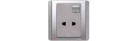 10A 2 Pin Universal Switched Socket