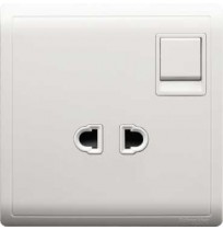 10A 2 Pin Universal Switched Socket