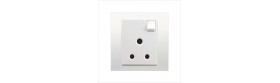 5A 3 Pin Round Switched Socket